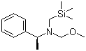 structure of CAS# 143140-08-3, (S)-N-(Methoxymethyl)-N-[(trimethylsilyl)methyl]-1-phenylethanamine