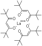 CAS # 14319-13-2, Tris(dipivaloylmethanato)lanthanum, Tris(tetramethylheptanedionato)lanthanum, Tris(2,2,6,6-tetramethyl-3,5-heptanedionato)lanthanum