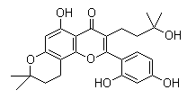 structure of CAS# 1432063-35-8, 8-异桑皮黄素水合物