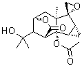 CAS # 1432063-63-2, (1aR,1bS,2R,2'S,5S,6aS,7aS,8R)-rel-1b-(Acetyloxy)hexahydro-8-(1-hydroxy-1-methylethyl)-6a-methylspiro[2,5-methano-7H-oxireno[3,4]cyclopent[1,2-d]oxepin-7,2'-oxiran]-3(2H)-one