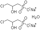 structure of CAS# 143218-48-8, Sodium 3-chloro-2-hydroxypropanesulphonate hemihydrate