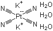 CAS # 14323-36-5, Potassium tetracyanoplatinate(II) trihydrate