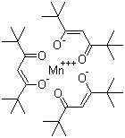 CAS # 14324-99-3, Tris(dipivaloylmethanato)manganese, Tris(2,2,6,6-tetramethyl-3,5-heptanedionato)manganese, Manganese tris(2,2,6,6-tetramethyl-3,5-heptanedionate), Tris(tetramethylheptanedionato)manganese