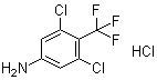 CAS # 1432795-16-8, 3,5-Dichloro-4-(trifluoromethyl)benzenamine hydrochloride