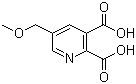 structure of CAS# 143382-03-0, 5-甲氧基甲基-2,3-吡啶二羧酸