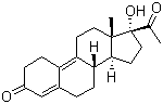 CAS # 14340-01-3, Gestadene, Gestadienol, 17-Hydroxy-19-norpregna-4,9-diene-3,20-dione