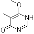 structure of CAS# 14341-18-5, 6-Methoxy-5-methyl-4(1H)-pyrimidinone