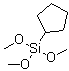 Cyclopentyltrimethoxysilane molecular structure (CAS 143487-47-2)
