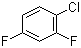 structure of CAS# 1435-44-5, 2,4-Difluorochlorobenzene