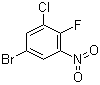 structure of CAS# 1435806-75-9, 5-Bromo-3-chloro-2-fluoronitrobenzene