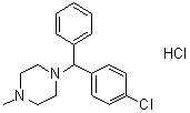 structure of CAS# 14362-31-3, 盐酸氯环嗪