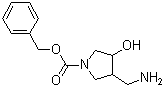 CAS 登录号：143657-00-5, 3-(氨基甲基)-4-羟基-1-吡咯烷羧酸苯甲酯