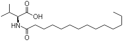 CAS 登录号：14379-30-7, N-十四碳酰基-L-缬氨酸
