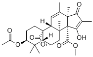 CAS # 143823-27-2, Citreohybridonol, 3&beta;,5&beta;,6&alpha;,8&alpha;,9&beta;,10&alpha;,13&alpha;)-3-(acetyloxy)-6,15-dihydroxy-4,4,8,12,16-pentamethyl-17-oxo-Estra-11,15-diene-10,14-dicarboxylic acid &gamma;-lactone methyl ester