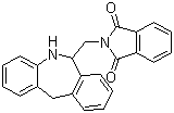 structure of CAS# 143878-20-0, 6-(邻苯二甲酰亚胺基甲基)-6,11-二氢-5H-二苯并-[b,e]氮杂卓