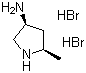 CAS # 144043-31-2, (3S,5R)-5-Methylpyrrolidin-3-amine dihydrobromide
