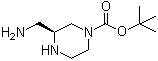 CAS # 1441177-21-4, (3S)-3-(Aminomethyl)-1-piperazinecarboxylic acid 1,1-dimethylethyl ester