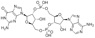 structure of CAS# 1441190-66-4, Cyclic guanosine monophosphate-adenosine monophosphate