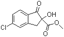 CAS # 144172-26-9, 5-Chloro-1-oxo-2,3-dihydro-2-hydroxy-1H-indene-2-carboxylic acid methyl ester