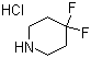 structure of CAS# 144230-52-4, 4,4-二氟哌啶盐酸盐