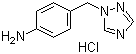 structure of CAS# 144235-64-3, 4-(1H-1,2,4-Triazol-1-ylmethyl)benzenamine hydrochloride