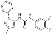 structure of CAS# 1443246-62-5, 1-(3,4-二氟苯基)-3-(3-甲基-1-苯基-1H-吡唑-5-基)脲