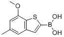 (7-Methoxy-5-methylbenzo[B]thiophen-2-YL)boronic acid molecular structure (CAS 1443531-60-9)