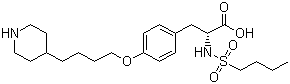 CAS # 144494-65-5, Tirofiban, (2S)-2-(Butylsulfonylamino)-3-[4-[4-(4-piperidyl)butoxy]phenyl]propanoic acid