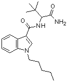 CAS # 1445583-48-1, N-[1-(Aminocarbonyl)-2,2-dimethylpropyl]-1-pentyl-1H-indole-3-carboxamide