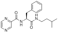 CAS # 1446194-56-4, Bortezomib Impurity H, (S)-N-(1-(isopentylaMino)-1-oxo-3-phenylpropan-2-yl)pyrazine-2-carboxaMide