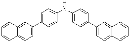 structure of CAS# 1446448-94-7, 4-(2-萘基)-N-[4-(2-萘基)苯基]苯胺