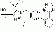 structure of CAS# 144689-24-7, 奥美沙坦