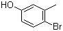 CAS # 14472-14-1, 4-Bromo-3-methylphenol, 4-Bromo-m-cresol