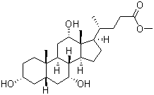 Methyl cholate molecular structure (CAS 1448-36-8)