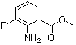 structure of CAS# 144851-82-1, 2-Amino-3-fluorobenzoic acid methyl ester