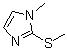 CAS # 14486-52-3, 1-Methyl-2-(methylthio)imidazole, 2-Methylthio-3-methylimidazole