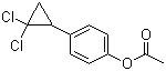 CAS 登录号：144900-34-5, 4-(2,2-二氯环丙基)苯酚乙酸酯