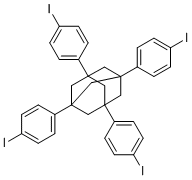 CAS # 144970-30-9, 1,3,5,7-Tetrakis(4-iodophenyl)adamantane