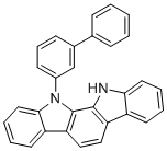 CAS 登录号：1449754-80-6, 11-([1,1'-联苯]-3-基)-11,12-二氢吲哚并[2,3-a]咔唑