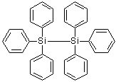 CAS # 1450-23-3, Hexaphenyldisilane, 1,1,1,2,2,2-Hexaphenyldisilane, Hexaphenyldisilane, NSC 215174, NSC 43100