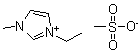structure of CAS# 145022-45-3, 3-Ethyl-1-methylimidazolium methanesulfonate