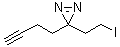 CAS # 1450754-38-7, 3-(3-Butyn-1-yl)-3-(2-iodoethyl)-3H-diazirine