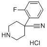 CAS # 1450802-58-0, 4-(2-Fluorophenyl)-4-piperidinecarbonitrile hydrochloride (1:1)