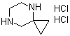 structure of CAS# 145122-56-1, 4,7-二氮杂螺[2.5]辛烷二盐酸盐
