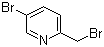 structure of CAS# 145218-19-5, 5-溴-2-(溴甲基)吡啶