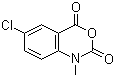 structure of CAS# 14529-12-5, 5-氯-N-甲基靛红酸酐