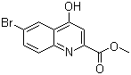 structure of CAS# 145369-93-3, Methyl 6-bromo-4-hydroxyquinoline-2-carboxylate