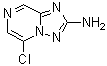 structure of CAS# 1454653-85-0, 5-氯[1,2,4]三唑并[1,5-a]吡嗪-2-胺