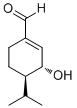 CAS 登录号：145544-91-8, Eucamalol, (3R,4R)-3-羟基-4-(1-甲基乙基)-1-环己烯-1-甲醛