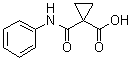 structure of CAS# 145591-80-6, 1-苯基氨基甲酰基环丙烷羧酸